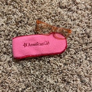 American Girl Doll (Pink Glasses and Case)